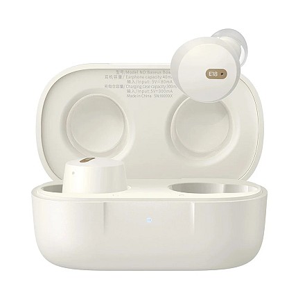 Baseus Headphones In Ear Beans TWS Bowie E18 White