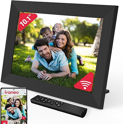 Majority CLICKid Snap10 10.1 Photo Frame with Frameo App WiFI/Touch