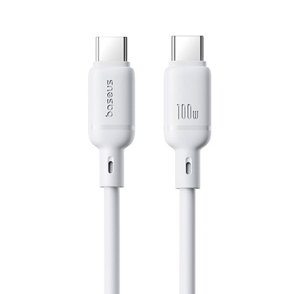 Baseus Cable USB-C to USB-C Silky Series 1.0m 100W White