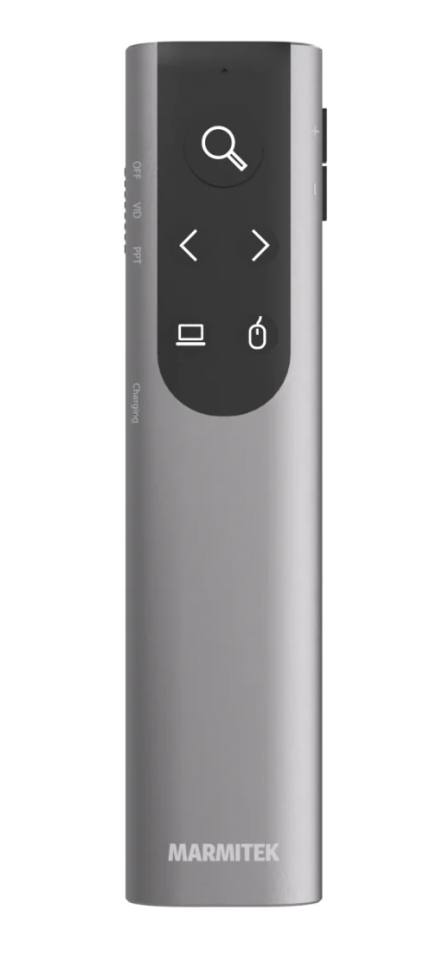 Marmitek Wireless Presentation Remote with Digital Pointer, Zoom & Air Mouse USB-C/A WPR 400