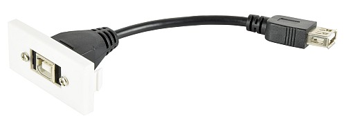 AV:Link Wall Plate Module USB-B 2.0 122.535UK