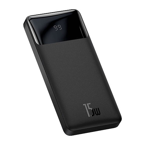Baseus Powerbank 15W 10000mAh Bipow Black