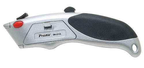 Proskit DK-2112 Heavy Duty Knife Non Slip Grip & Automatic Loading includes 6xBlades DK-2112