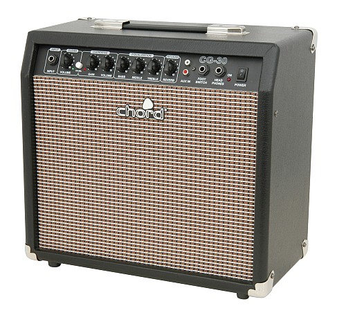 Chord CG-30 Vinyl Guitar Amplifier with 10 Speaker Equaliser & Footswitch Input 173.046UK