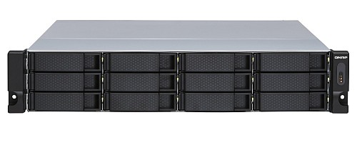 QNAP 12-Bay Rackmount JBOD Storage Enclosure with Redundant PSU TL-R1200S-RP