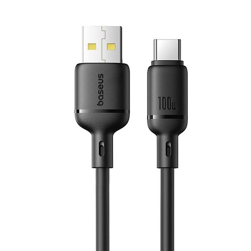 Baseus Cable USB-C to USB-A Silky Series 2.0m 100W Black