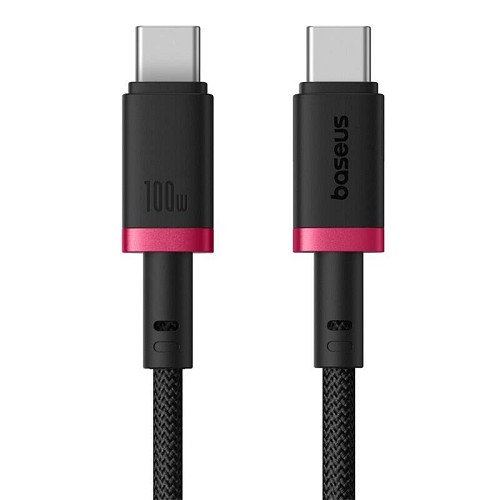 Baseus Cable USB-C to USB-C Dura Braided 1.0m 100W Black+Red