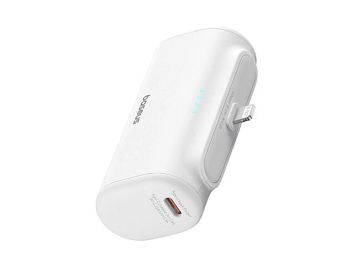 Baseus Powerbank 20W 5000mAh Plug-In Lightning 20W White