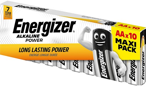 Energizer Alkaline AA (10pcs) Alkaline Power