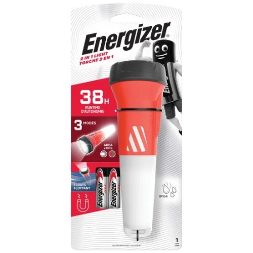Energizer Outdoor 2in1 Floating Torch & Flashlight 90 Lumens (2xAA)