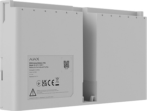Ajax EN54 Fire Detection Internal Battery For Hub/Rex (72h) White