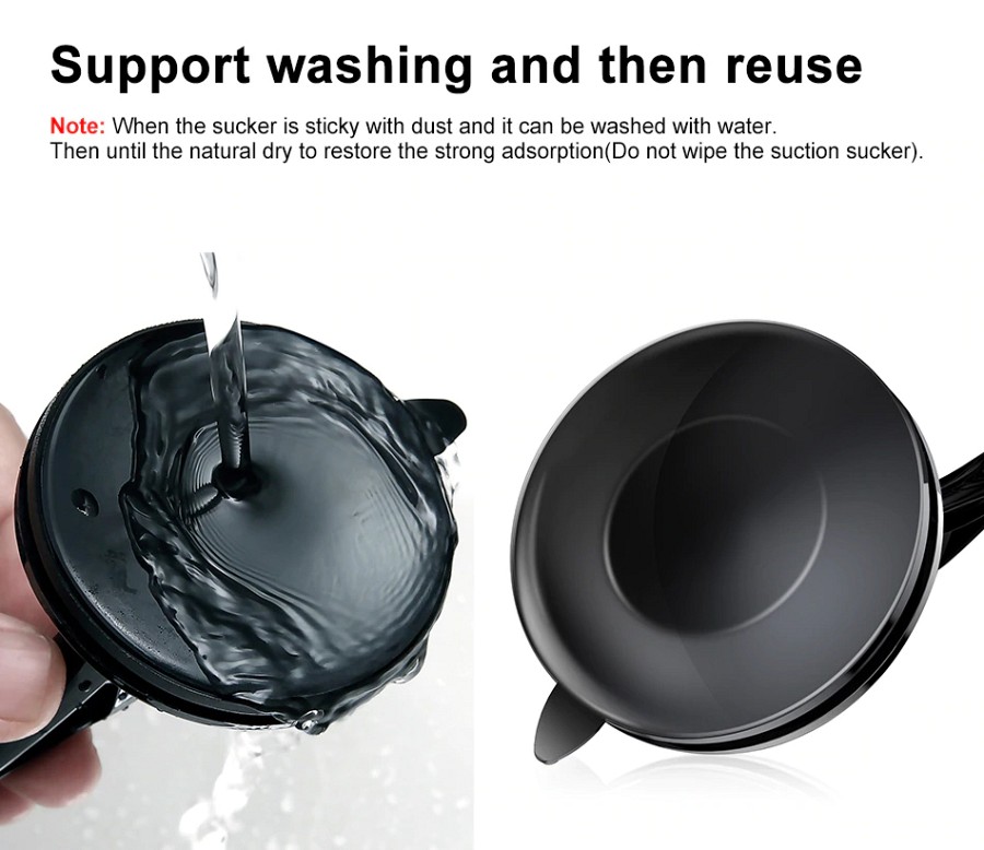 Baseus SUYL-XP0S Osculum Type Gravity Dashboard Car Mount Black