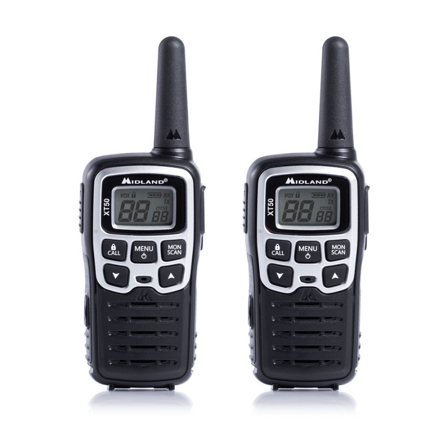 Midland XT50 Walkie Talkie with Charging Dock