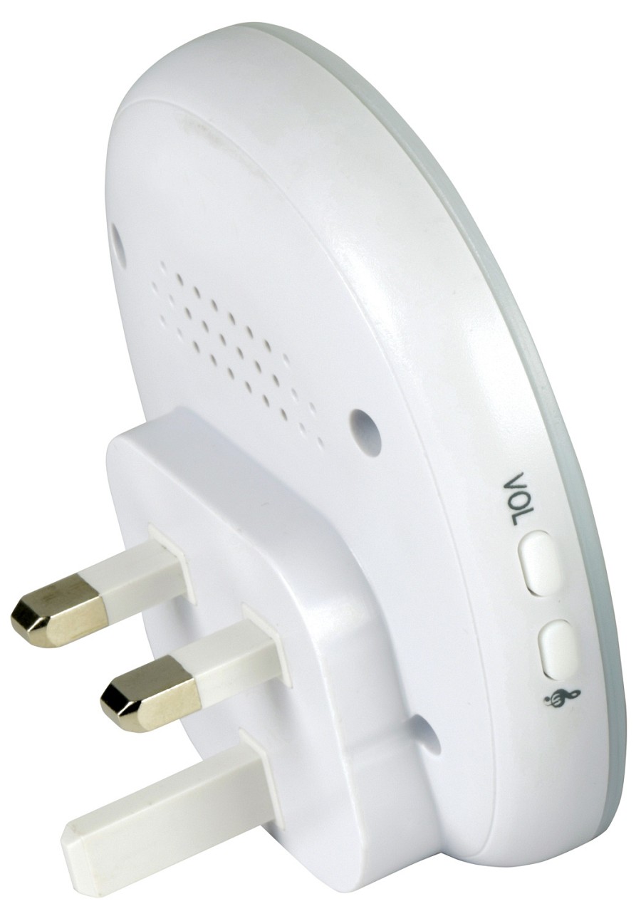 Mercury Wireless Plug-in Doorbell White 350.310UK