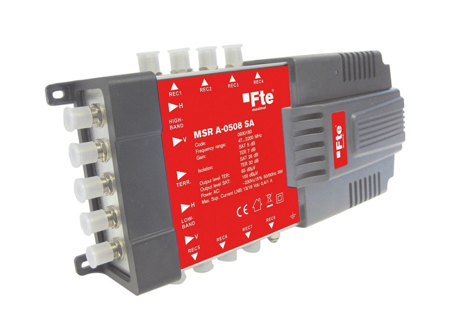 FTE MSRA0508 5/8 Active Sat/Terrestrial Multiswitch