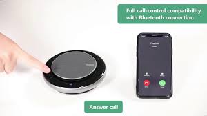 Yealink Speakerphone USB & Bluetooth Portable with 6 Microphone 360° Voice Pickup CP900