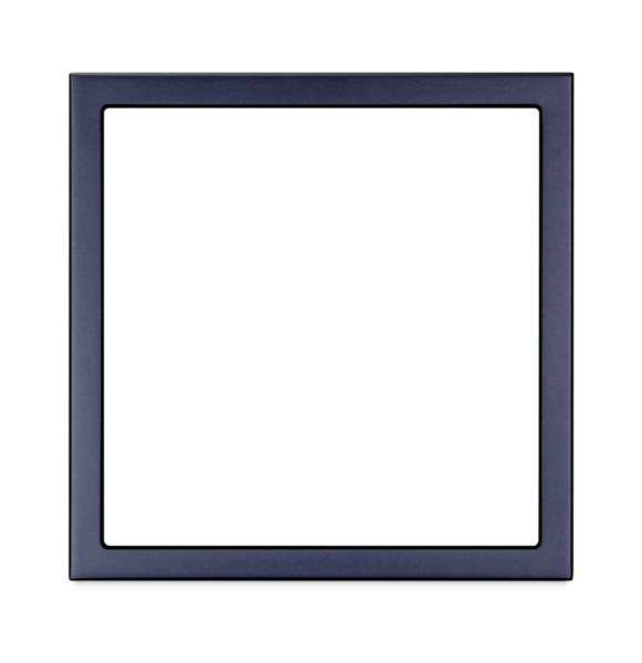HDL Panel Frame Tile Series 1 Gang  Ash Gray MP1-EC/TILE.48