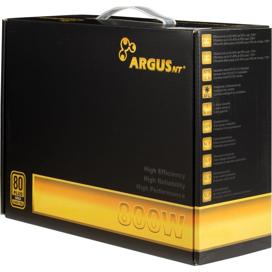InterTech Argus GPS-800W 80+ Gold Power Supply