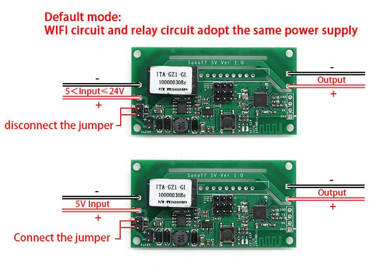 Sonoff WiFi Smart Switch SV (Dry Contact)