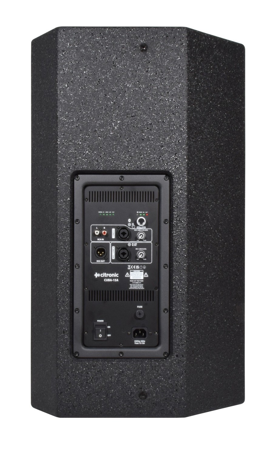 Citronic CUBA-15A Active Full-Range Speaker MDF BT+DSP 900W 178.715UK