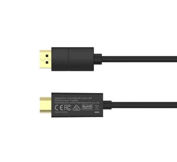 Unitek DPC DisplayPort 1.2 to HDMI 4K 60Hz 1.8m V1608A