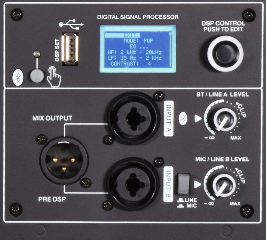 Citronic CLARA-15A Active Speaker 15 1000W DSP/BT 178.155UK