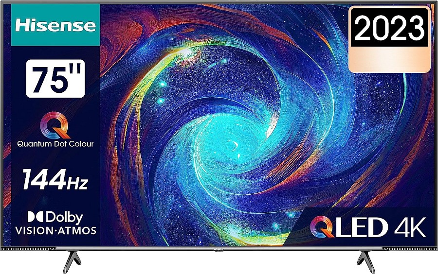 Hisense 75E7KQ PRO 75 4K Smart QLED TV 144Hz