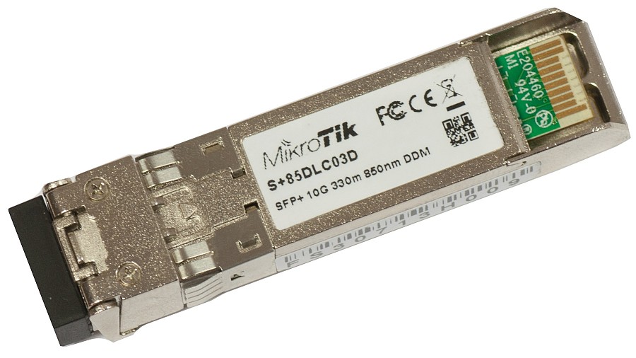 MikroTik 10G SFP+ Transceiver Dual LC 300m MM S+85DLC03D