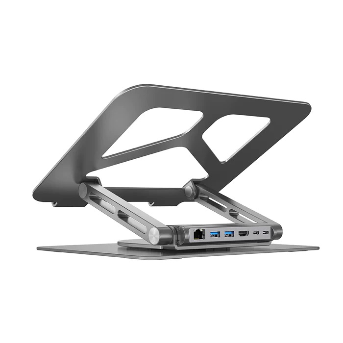 Unitek Laptop Stand with USB Hub 4K60Hz HDMI + Gb LAN + PD100W D1109A