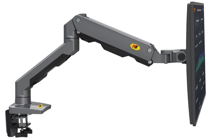 NBMounts G60 Single Arm Heavy Duty Desk Monitor Mount
