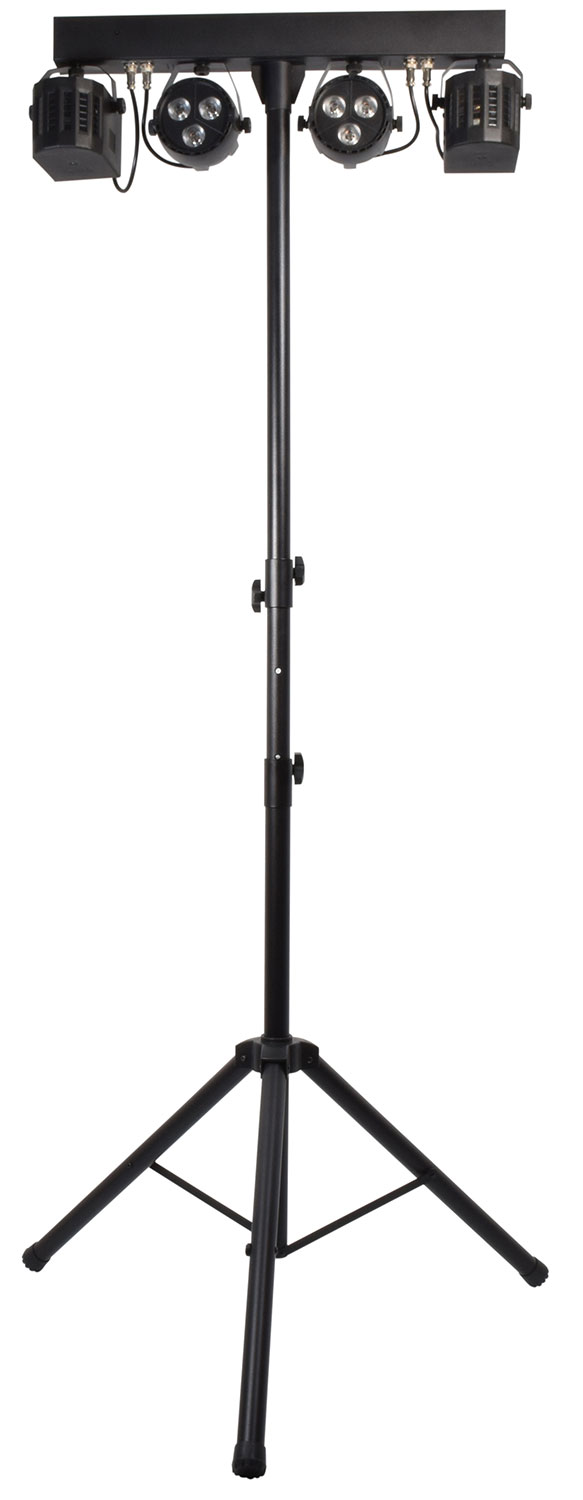 QTXlight Recharge DJ Portable Derby & PAR Bar Set 151.547UK