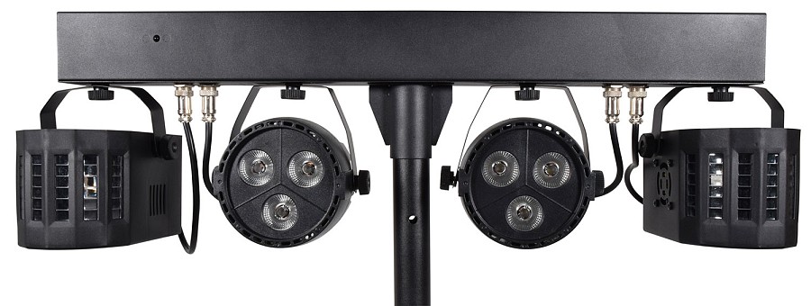 QTXlight Recharge DJ Portable Derby & PAR Bar Set 151.547UK