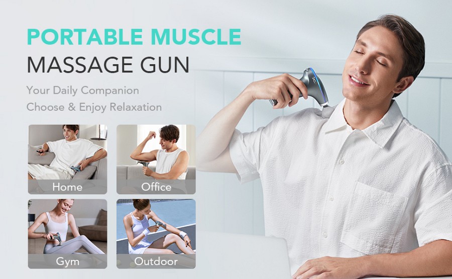 SKG Body Gun Massager for Athletes F7-E