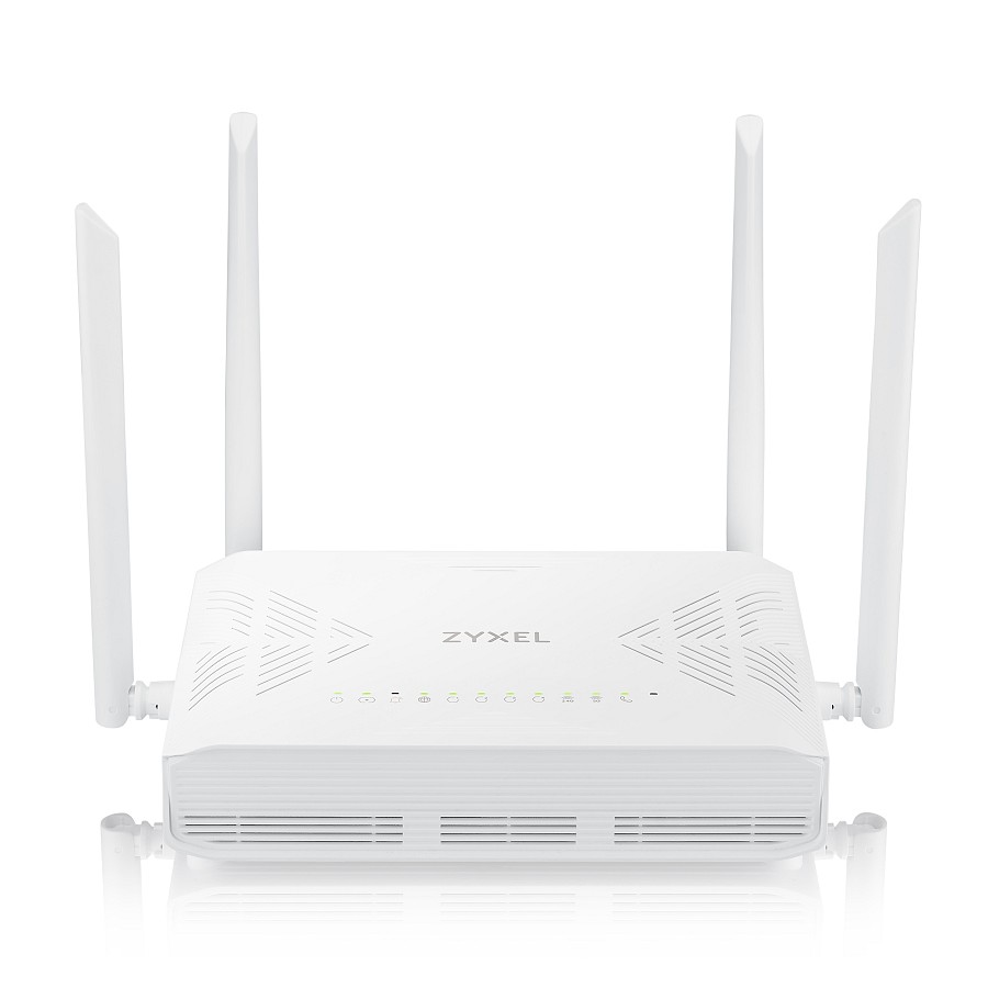 Zyxel AX3000 Wi-Fi 6 GPON Gigabit Router VoIP ONT with USB PX3321-T1