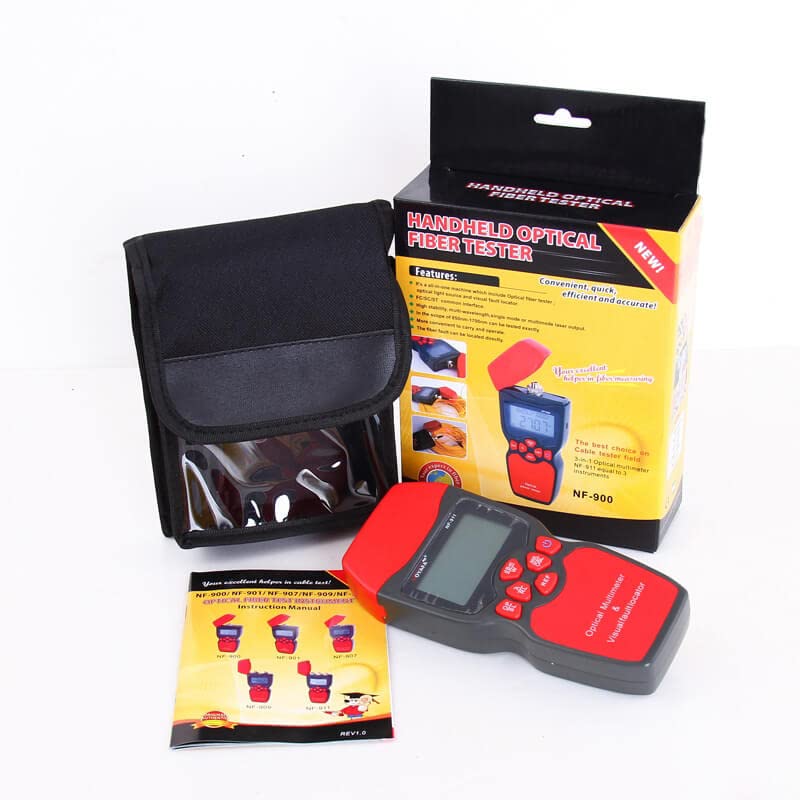 Noyafa Fiber Optic Multimeter with Power Meter, Light Source & Visual Fault Locator NF-911C