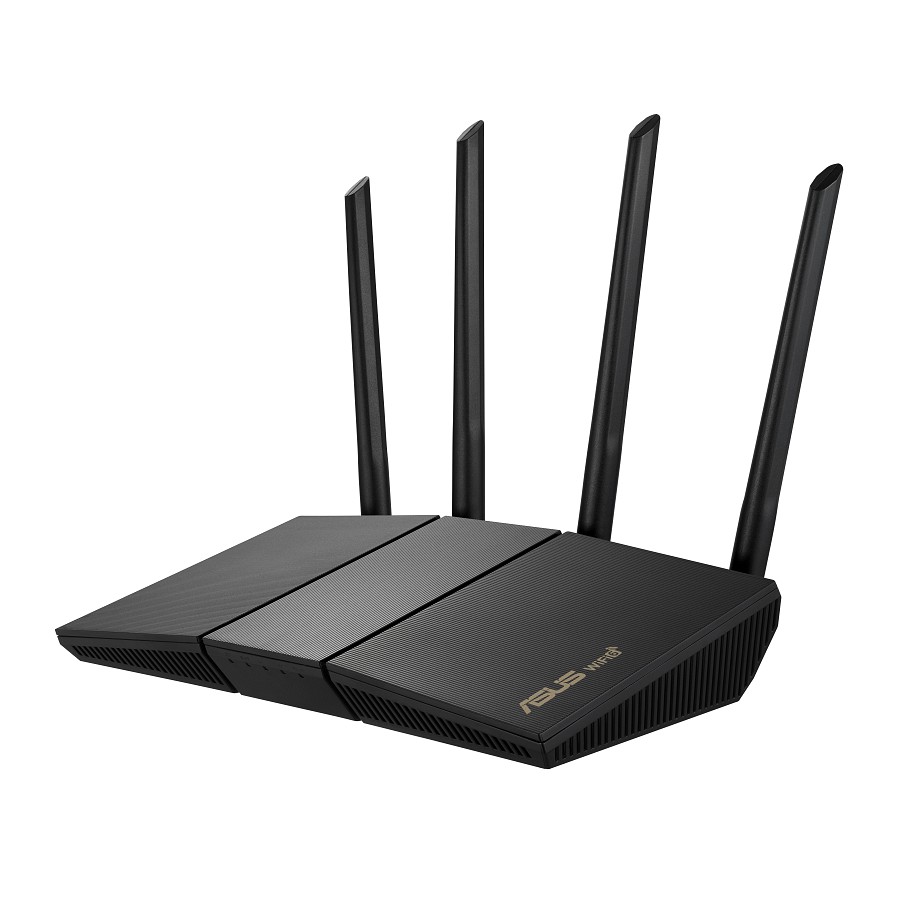 ASUS WLAN Router AX3000 Wi-Fi 6 Dual Band Gigabit VPN AI Protection Gaming RT-AX57