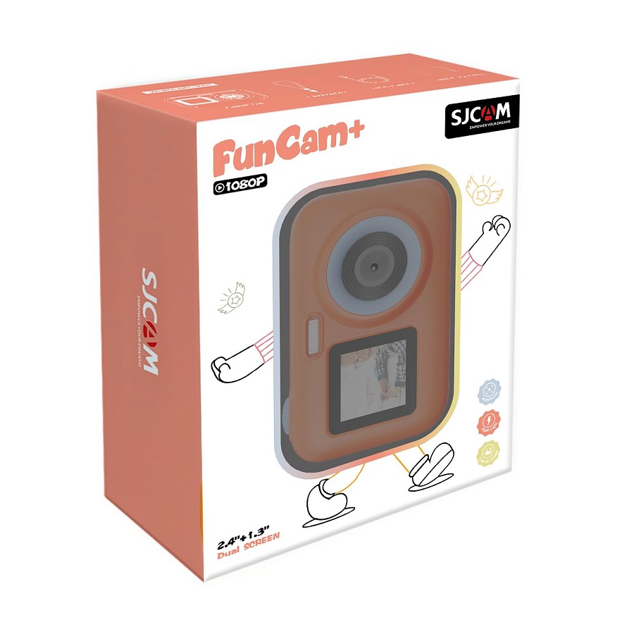 SJCAM Funcam+ Dual Screen Kids Action Camera FHD30FPS 44MP