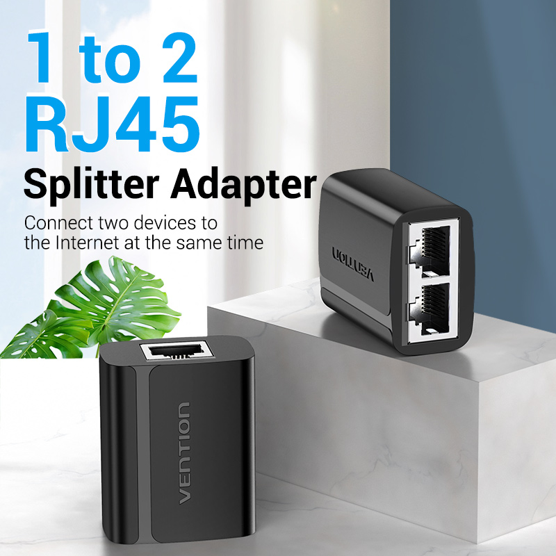 Vention NETWORK Adaptor 1 to 2 RJ45 Splitter IPTB0
