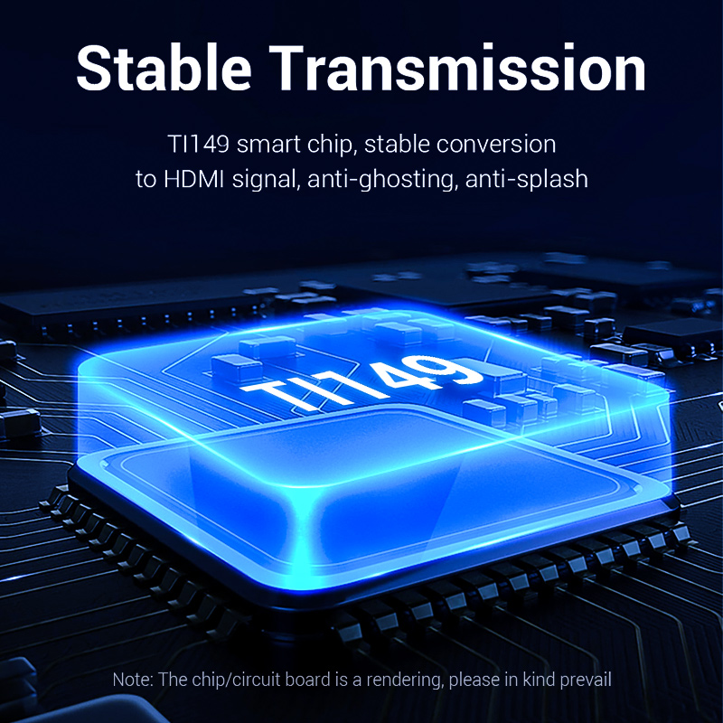 Vention DisplayPort Cable to HDMI 4K30Hz 1.0m HAGBF