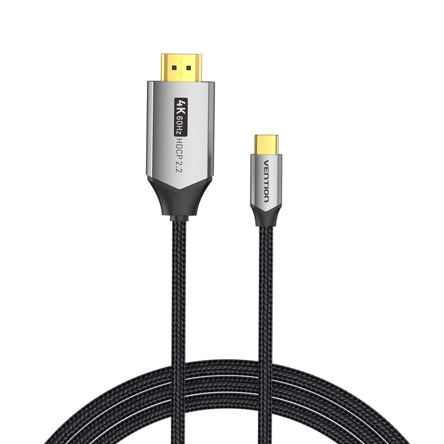 Vention USB-C to HDMI Converter Cable Braided 4K60Hz 1.0m CRBBF