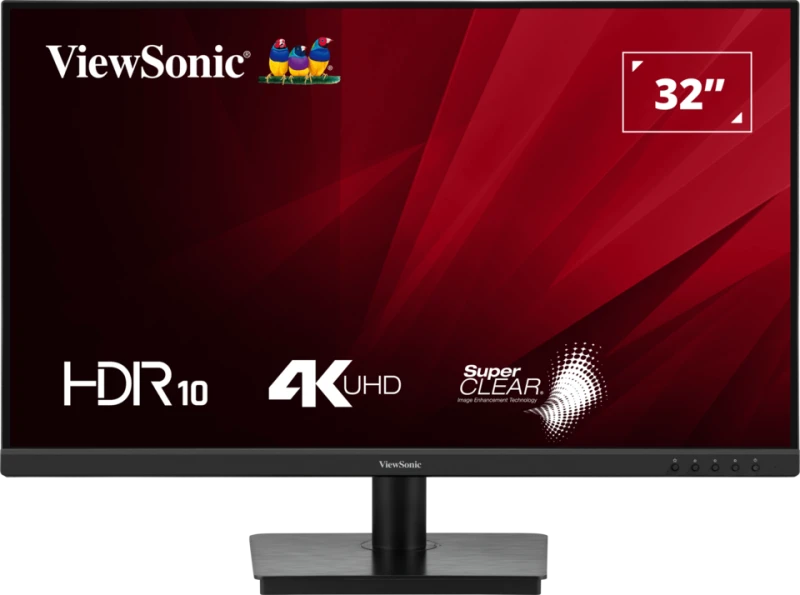 Viewsonic Monitor VA 32 4K UHD VA HDR10 with Dual HDMI & DisplayPort VA3208-4K-HD