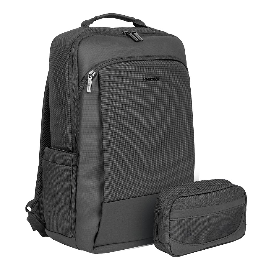 Natec Laptop Backpack 15.6 19L Black + Organiser KUDU PLUS