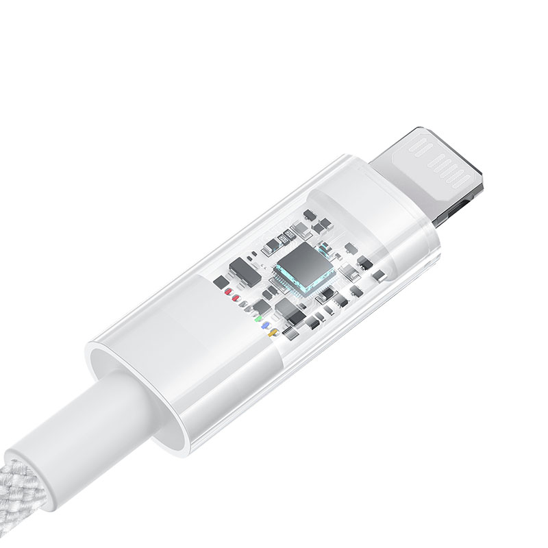 Baseus Cable Lightning to USB-C Gem Series 1.0m 20W White