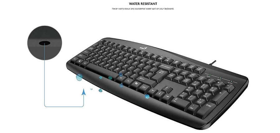 Genius Keyboard-Mouse Set Wired KM-200 Russian