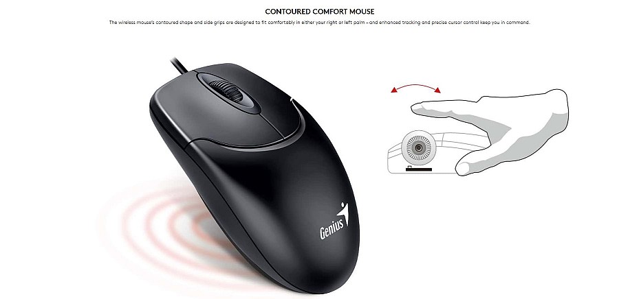 Genius Keyboard-Mouse Set Wired KM-200 Russian