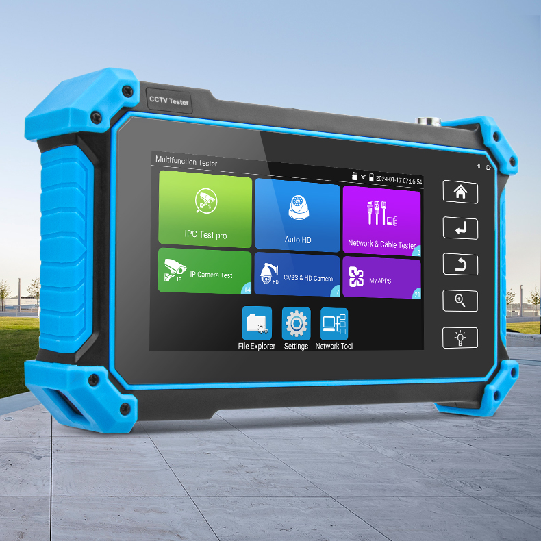 Noyafa CCTV & Network Tester with 5.4 IPS Touchscreen, 4K Video Support, PoE Output & Cable Testing NF-IPC715