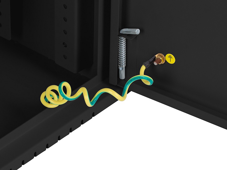 Lanberg Wall Rack 19 Low Profile 6U+3U Assembled Black Z34159