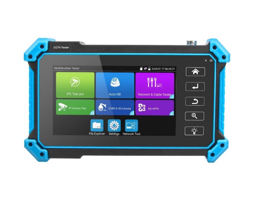 Noyafa CCTV & Network Tester with 5.4 IPS Touchscreen, 4K Video Support, PoE Output & Cable Testing NF-IPC715