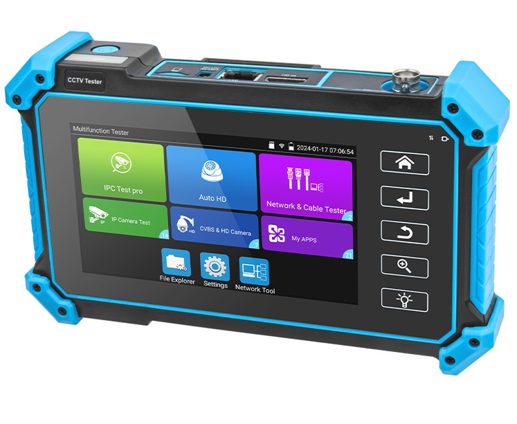 Noyafa CCTV & Network Tester with 5.4 IPS Touchscreen, 4K Video Support, PoE Output & Cable Testing NF-IPC715