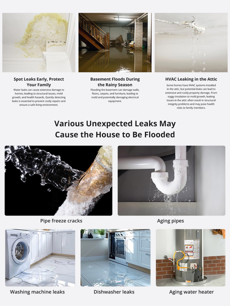 Sonoff ZigBee Smart Water Leak Sensor SNZB-05P